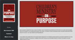 Desktop Screenshot of childrensministryonpurpose.com